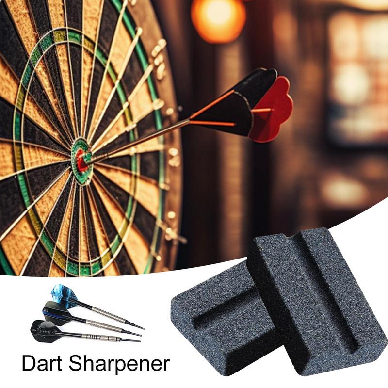 2/4Pcs Dart Sharpener Stone Dart Sharpener Sharpening Steel Tip Darts Tip Point Dart Sharpening Stone Keep Steel Needle Sharp