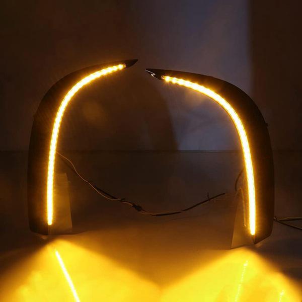 Paar 3-Farben-Tagfahrlichter mit sequenziellen Blinkern für 21-23 Toyota Crown, Highlander, Sienna