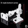 Toilet Lid Hinge Repair Bolts Accessories Screws Washers Set Universal Replacement Toilet Lid Set Screws