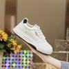 Little white shoes girls versatile spring and autumn flat thick soles 2025 summer popular new orders surge casual dad sports shoes