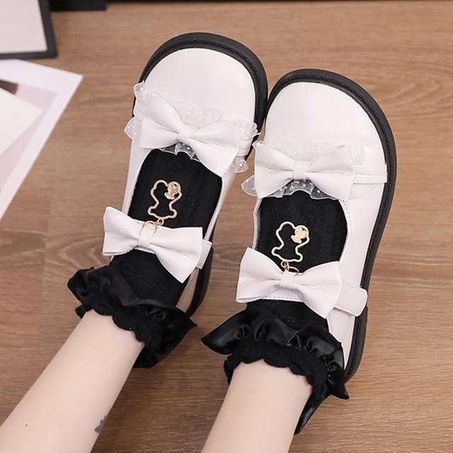 Pantofi de vară pentru femei Lolita Mary Jane Pantofi noi Retro Fashion Dulce Fundă Casual Balerini Pantofi pentru femei Sandale Vânzare Mujer Zapatos