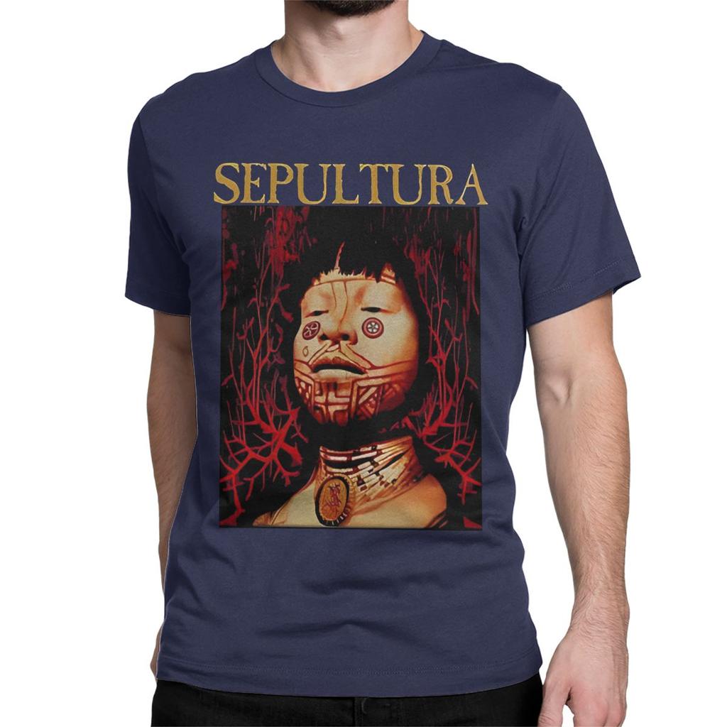 Men Women T-Shirt Sepultura Roots Funny Cotton Tees Short Sleeve Farewell Tour 2024 T Shirts Round Neck Clothing Gift Idea