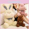 Animal Plush Stuffed Toys Rabbit Pig Bear Frog Tiger Birthday Gifts Decoration