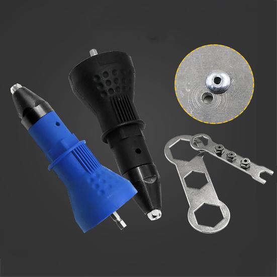 Electric Rivet Drill Adapter Cordless Drill Hand Tool Easy to Operate Compact Portable Cordless Riveting Tool Insert Nut Adapter