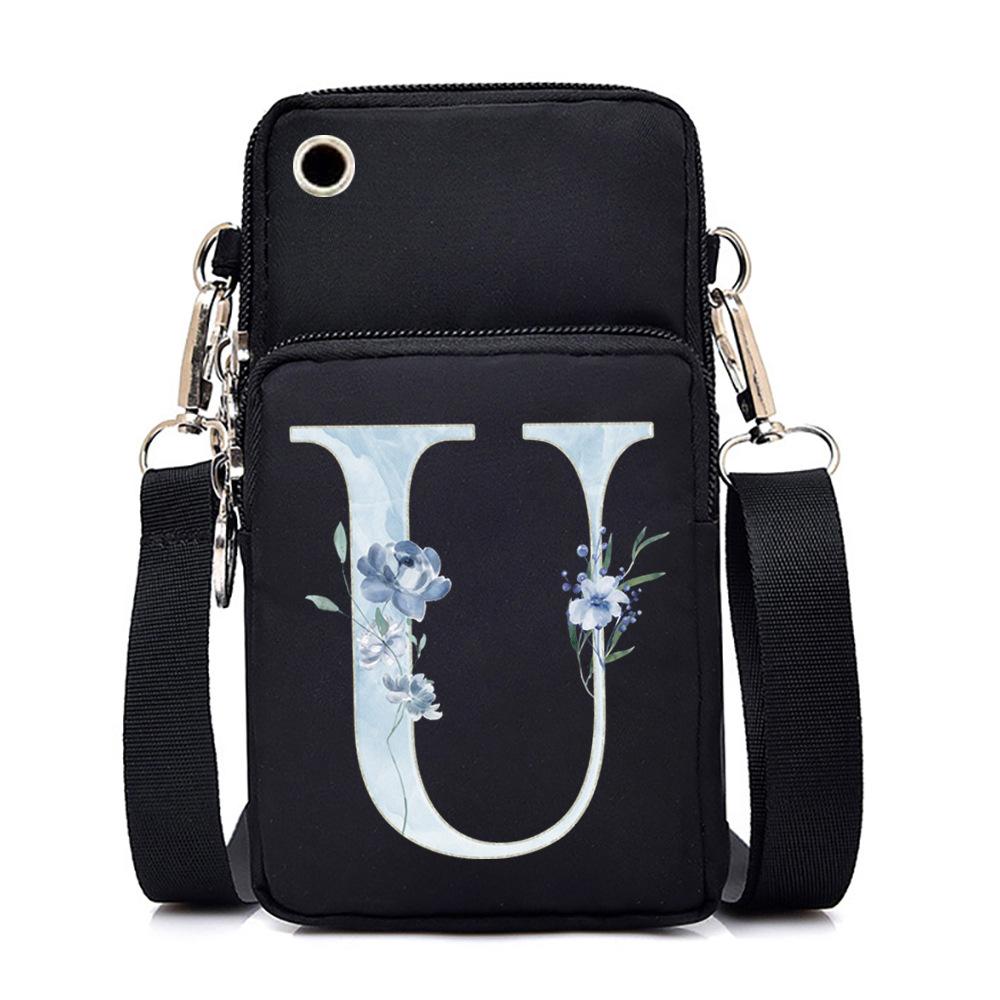 Letter Printing Go Out Portable Messenger Bag Shoulder Bag Men And Women Casual Simple