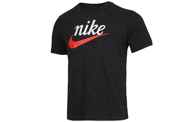 

Nike T Shirts Men s Black Crew Neck Moderate Straight Fit CK2382-010 L