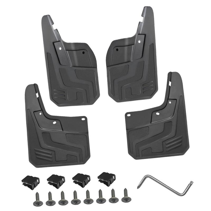 Front and Rear Mud Flap Kit for Chevrolet Colorado -2025