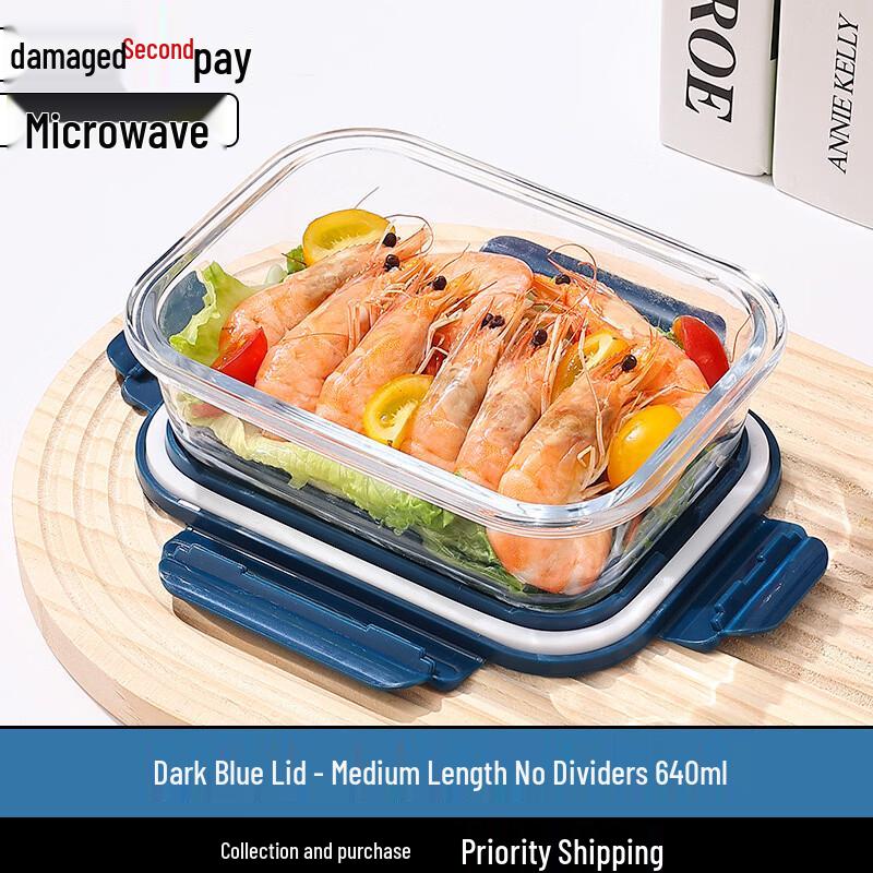 Nordic Heat-Resistant Glass Food Container
