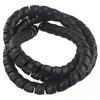 Black Length 6 6 Feet Wire Protector for Hydraulic Hose Cable Management Tube