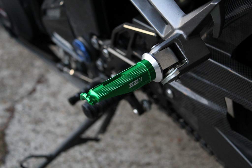 SSK machined aluminum tandem step racing type for passenger mounting part color: black step bar color: black