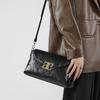 2024 Luxe Waxed Cowhide Shoulder & Crossbody Bag - Classic Autumn/Winter Women's Leather Tote