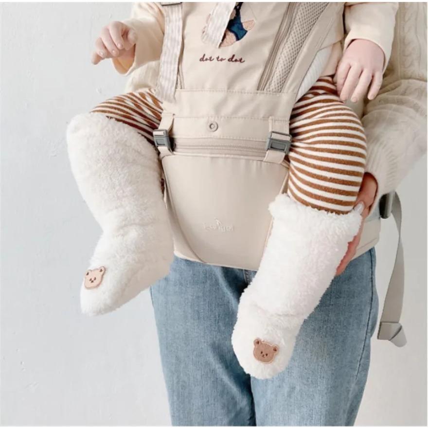 Autumn Winter Baby Socks for Newborn Thickened Plush Warm Baby Floor Socks Cute Learning To Walk Non Slip Socks with Dolls