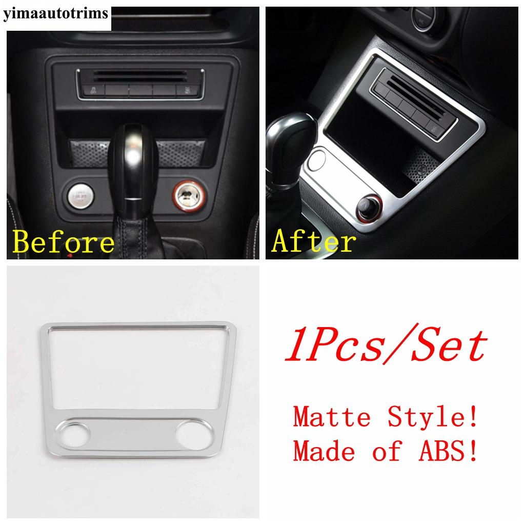 Car Dashboard Frame Central Control Air Vent Head Light Lamp Cover Trim ABS Accessories For Volkswagen VW Tiguan MK1 2008 - 2015