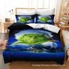 Grinch Series Peachskin Velvet Bedding Set - Custom Designs Available