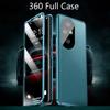 360 Full Case For Honor 200 Pro 5G Case Tempered Glass Leather Cover For Honor200 200Pro 100Pro Double Sided Protection Bumper