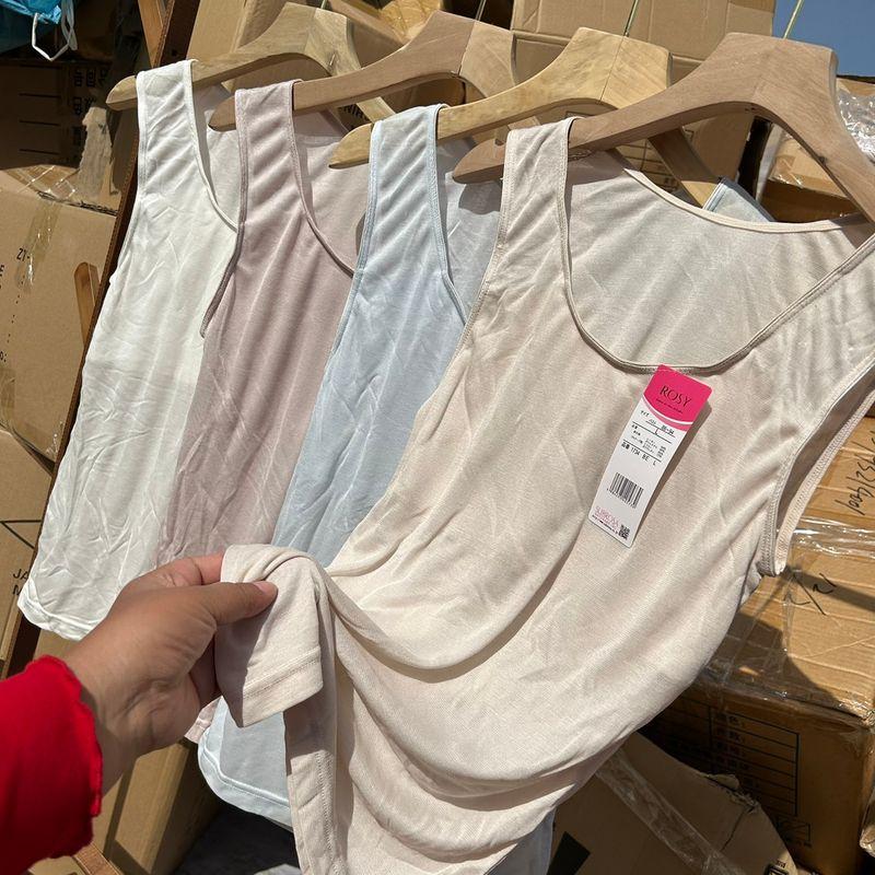 

A4 Экспорт Ежедневный Заказ! Ультратонкий жилет с эффектом обнаженного тела, экспортный, больших размеров, холодный, быстросохнущий, базовый слинг, топы без рукавов Light blue L