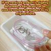 1pcs Colorful Thicken Transparent PVC Mystery Box Keychain Jewelry Organizer Storage Cute Doll Bag Organization Dustproof Case
