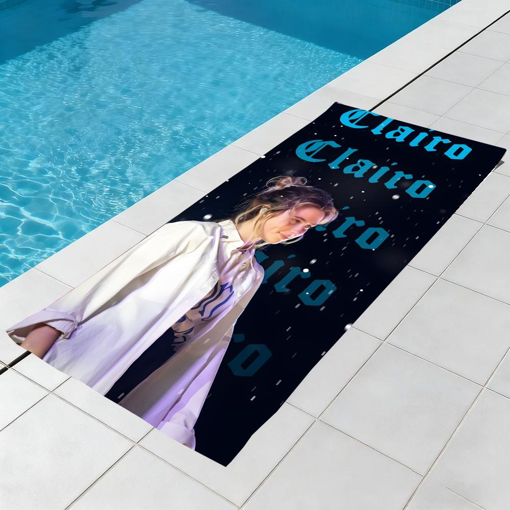 Singer C-Clairo / C-Claire C-Cottrill Towel Microfiber Beach Towel, Quick-Dry, Sand-Free, Ultra-Fine Fiber, Super Soft.