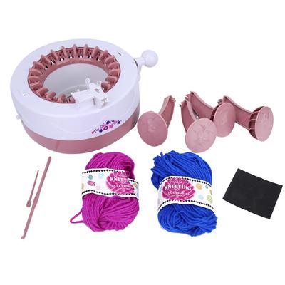DIY Plastic Hand Knitting Sewing Machine Children Weaving Toy Tool Accessories(22 Needles)