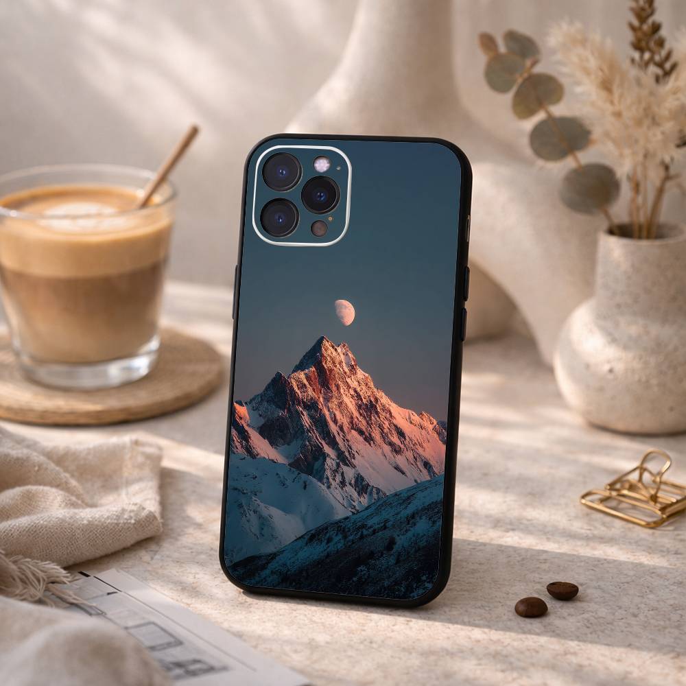 Z-Zermatt Matterhorn S-Swiss Mountain Phone Case For iPhone17,16,15,14,13,12Plus,Pro Max,XS,5G Soft Silicone Black Cover
