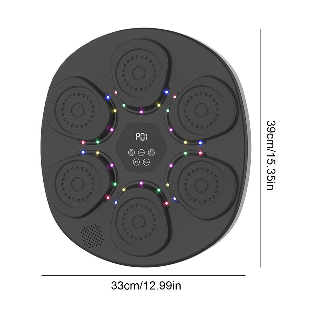 Music Smart Interactive Boxing Training Equipment BT Wall Mounted Boxing Workout Equipment Target for Adults Kids Gift for Men