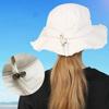 Bucket Hat Gekarteld Ontwerp Zonwerende Hoed Vissershoed Zon Voor UV Visuitrusting Buitenactiviteiten