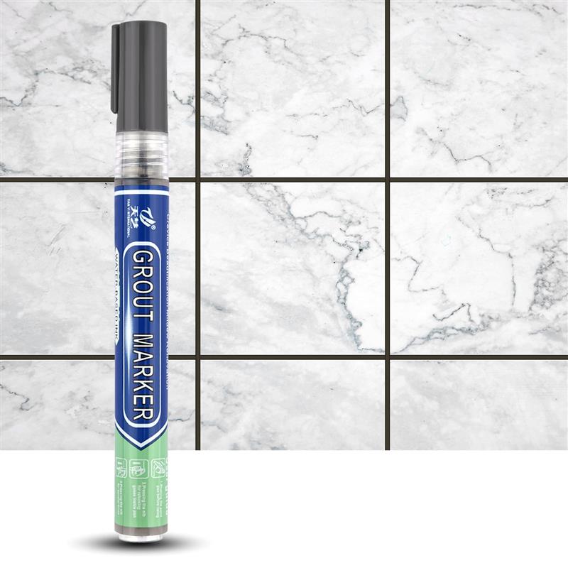 Tile Grout Pens White Waterproof Tile Marker Grout Pen Wall Seam Pen For Tiles Floor Bathroom Decontamination Seam Repair Tools