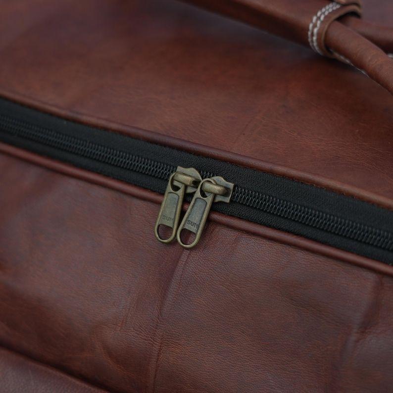 Classic Duffle for Him or Her Handmade Travel Luggage Vintage Leather Weekender Bag