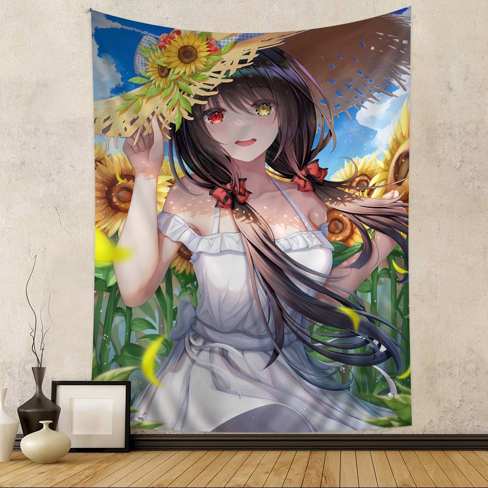 DATE A LIVE Printed Large Wall Tapestry Cheap Hippie Wall Hanging Bohemian Wall Tapestries Mandala Home Decor
