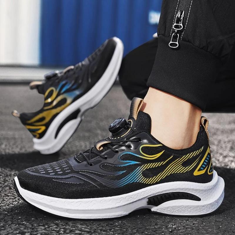 Fashion Mesh Upper Cushioned Insole Men's Casual Sneakers Breathable Running On Clearance Summer Sale Athletic Size 9 Male Sports Shoes