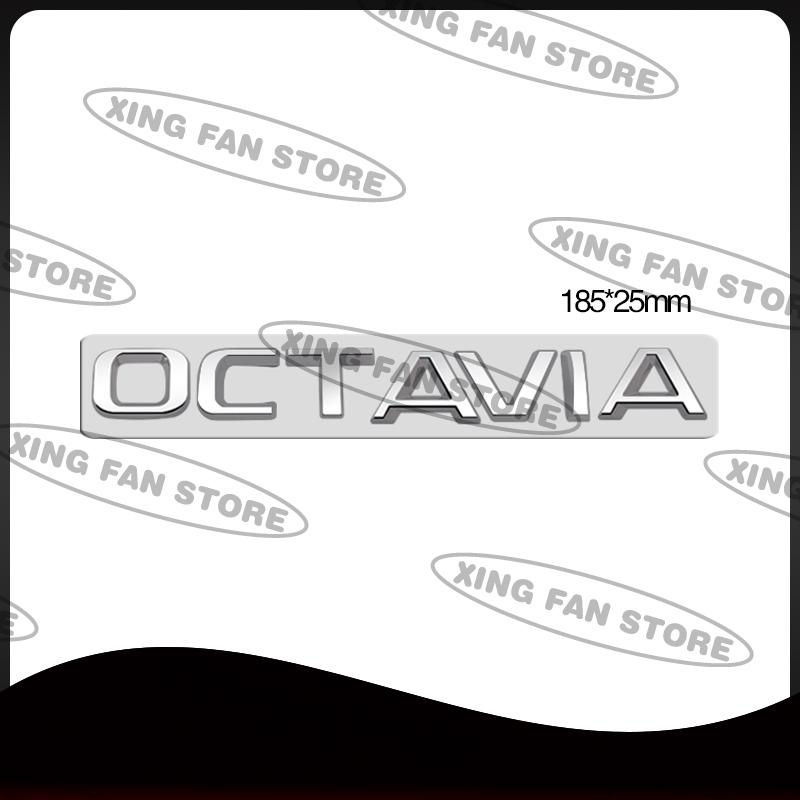 AFE2  Auto Styling For Skoda Octavia Superb Fabia Kodiaq Rapid 4x4 Car Rear Trunk Badge Decal Body Sticker Accessories