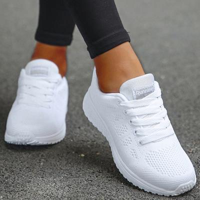 Damen Sneaker 2025 Neue Mode Mesh Stoff Schuhe Frauen Atmungsaktive Sneaker Frau Lace Up Damen Sneakers Tenis Feminino