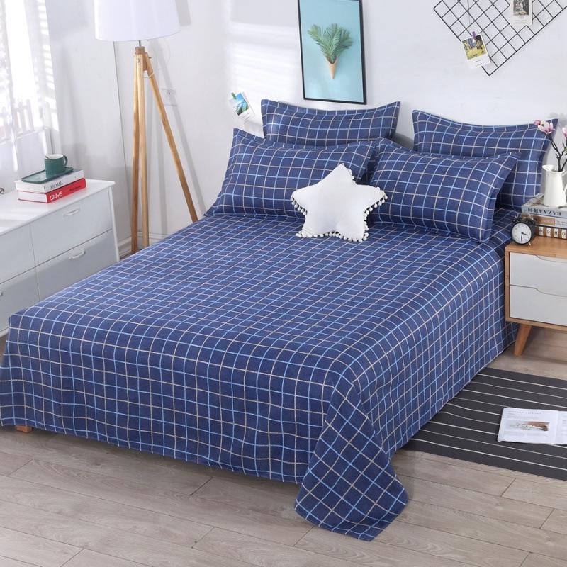 Skin-Friendly Brushed Thick Bed Sheet - Single Piece for Double/Single Bed, Kang Sheet, Dorm Use, All-Season, Various Sizes