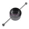  2pcs Bartenders Measuring Cup Double Beads Stainless Steel Jigger for Liquor