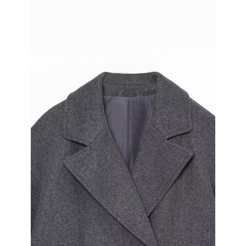 Kaslead Women's Clothing Loose Unisex Style Coat Overcoat