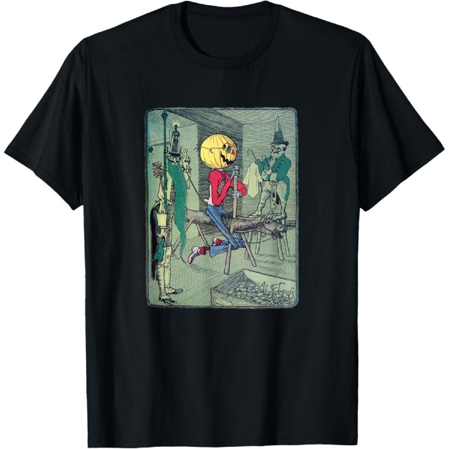 Jack Pumpkinhead & The Sawhorse Arrive in the Emerald City T-Shirt S