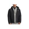Hooded Zip-Up Woven Warm Jacket Men Jackets 6006363-001