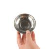 Round Food Snacks Seasoning Dishes Silver Appetizer Condiment Tray Dessert Dish  Vinegar