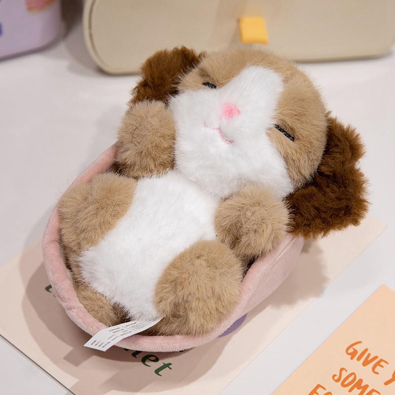 Sleeping Animal Basket Plush Toy Cute Cartoon Koala Rabbit Puppy Doll Children