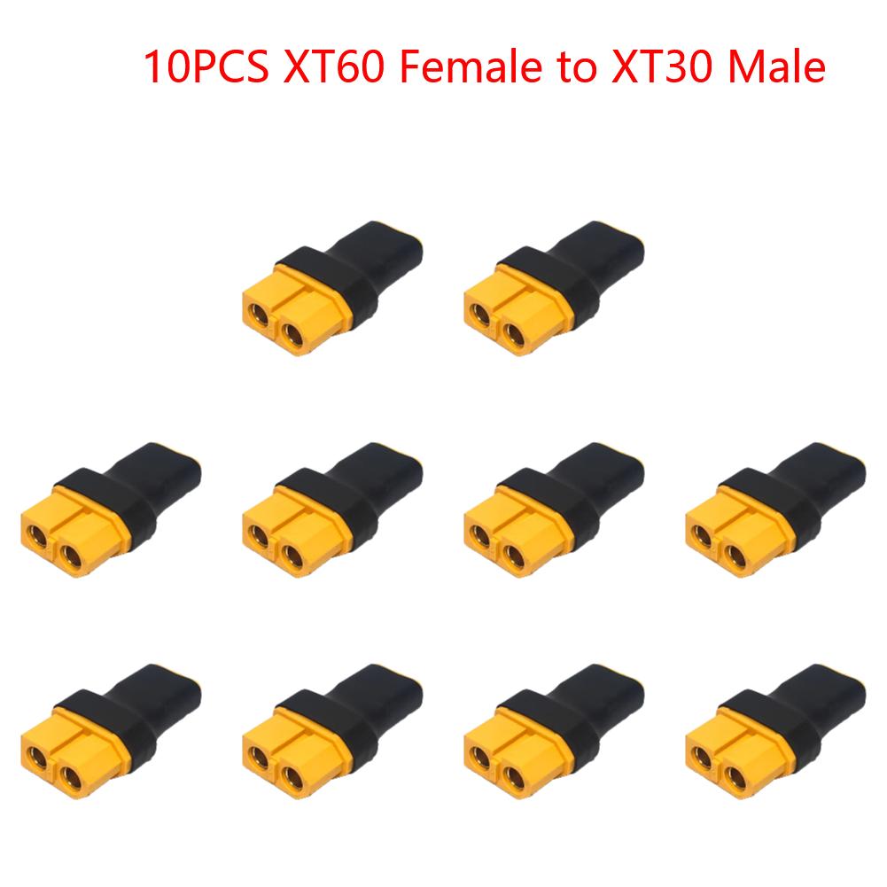 Plastic Adapter Converter DIY Accessories XT60 To XT30 Parallel Adapter Converter Replacement Plug Converter for RC Car Airplane