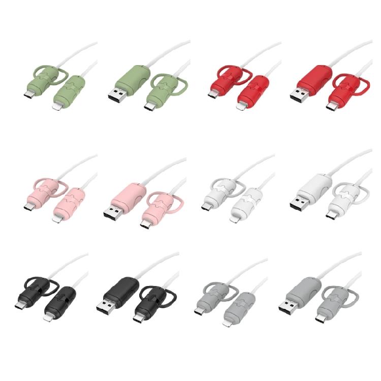 1PC Cable Protector Soft Silicone Cover for Phone USB Charging Cable Protector