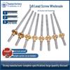 304 Stainless Steel Trapezoidal Thread Rod with Nut for T8 Stepper Motor Lead Screw in 3D Printers