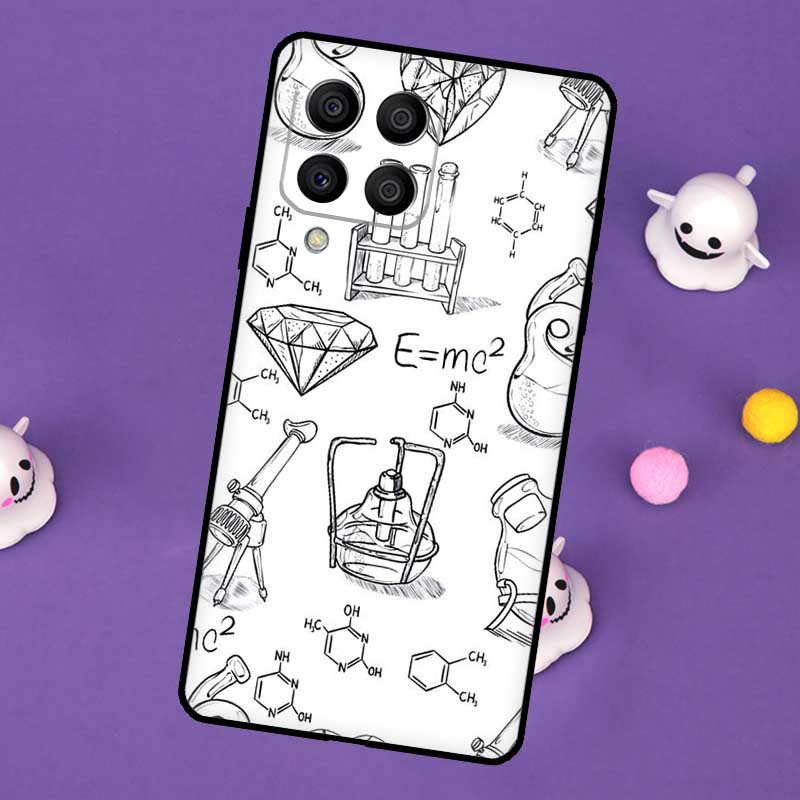 Biology and Chemistry Cover For Samsung Galaxy M20 M30s M33 M13 M23 M53 M15 M55 M31 M51 M14 M34 M54 M32 M52 Case