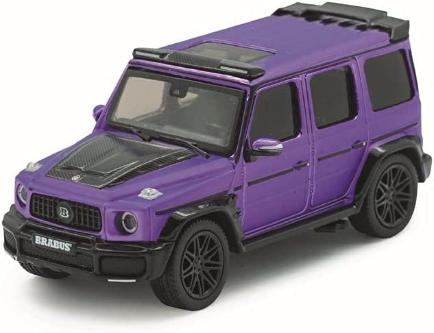 

Brabus Candy Purple Scale Completed Mini Car 660504001 [Почти настоящий] G-Class Mercedes-AMG G63-2020- 1/64 фиолетовый