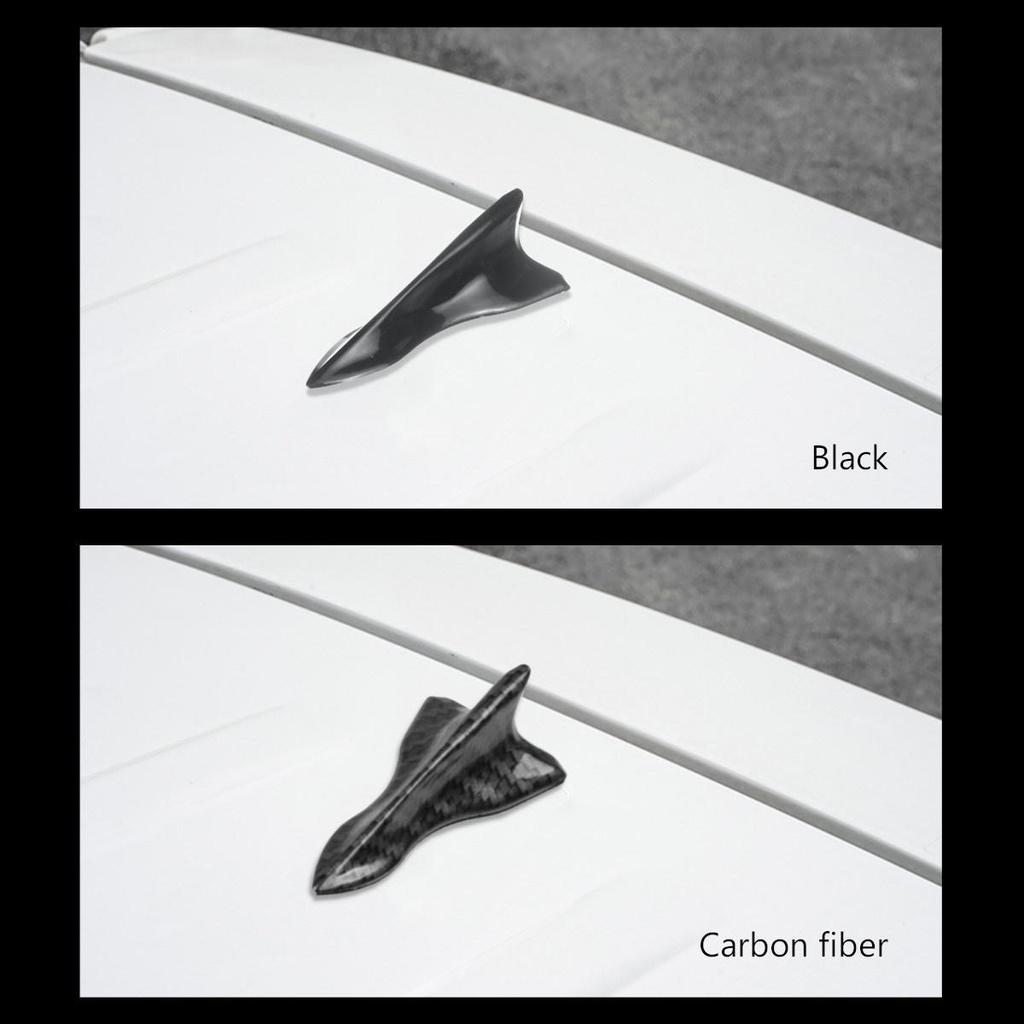 10 peças de fibra de carbono padrão carro auto tubarão barbatana difusor vórtice gerador asa teto spoiler bump acessórios peças