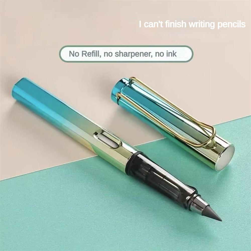 Endless Eternal Pencil with Free Eraser No Need Sharpening for Smooth Writing Drawing School Office Stationery Accessories