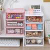 Clear Storage Organizer Desk Organizer with Drawers Plastic Stationery Organizer Makeup Organizer Storage Box for Office