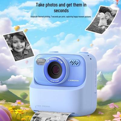 Instant Print Kids' Mini Digital Camera with Video Recording