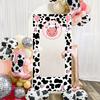 Cute Cow Theme Photo Booth Background Happy Birthday Decoration Farm Cow Birthday Decor Baby Shower Wedding Party Supplies
