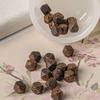 Vietnamese Nha Trang Ky Nam Agarwood Beads: Irregular Octagonal Diamond Shape, DIY Wenwan Hand String Accessories, Loose Beads.